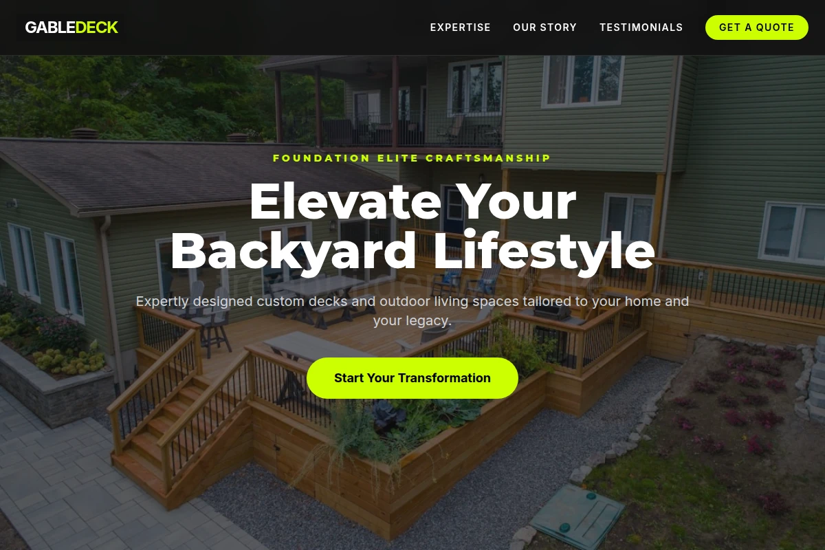 Gable Deck Builder