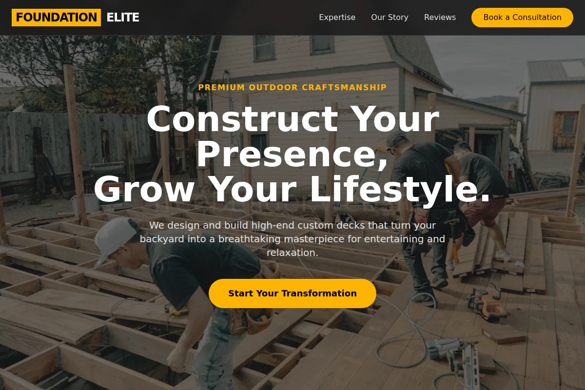 Foundation Deck Builder