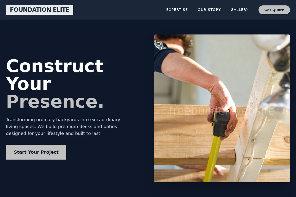 Patio Deck Builder