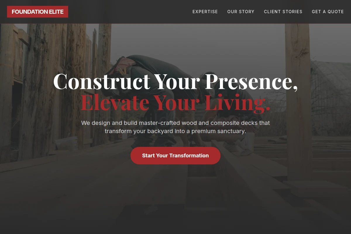 Wood Deck Builder