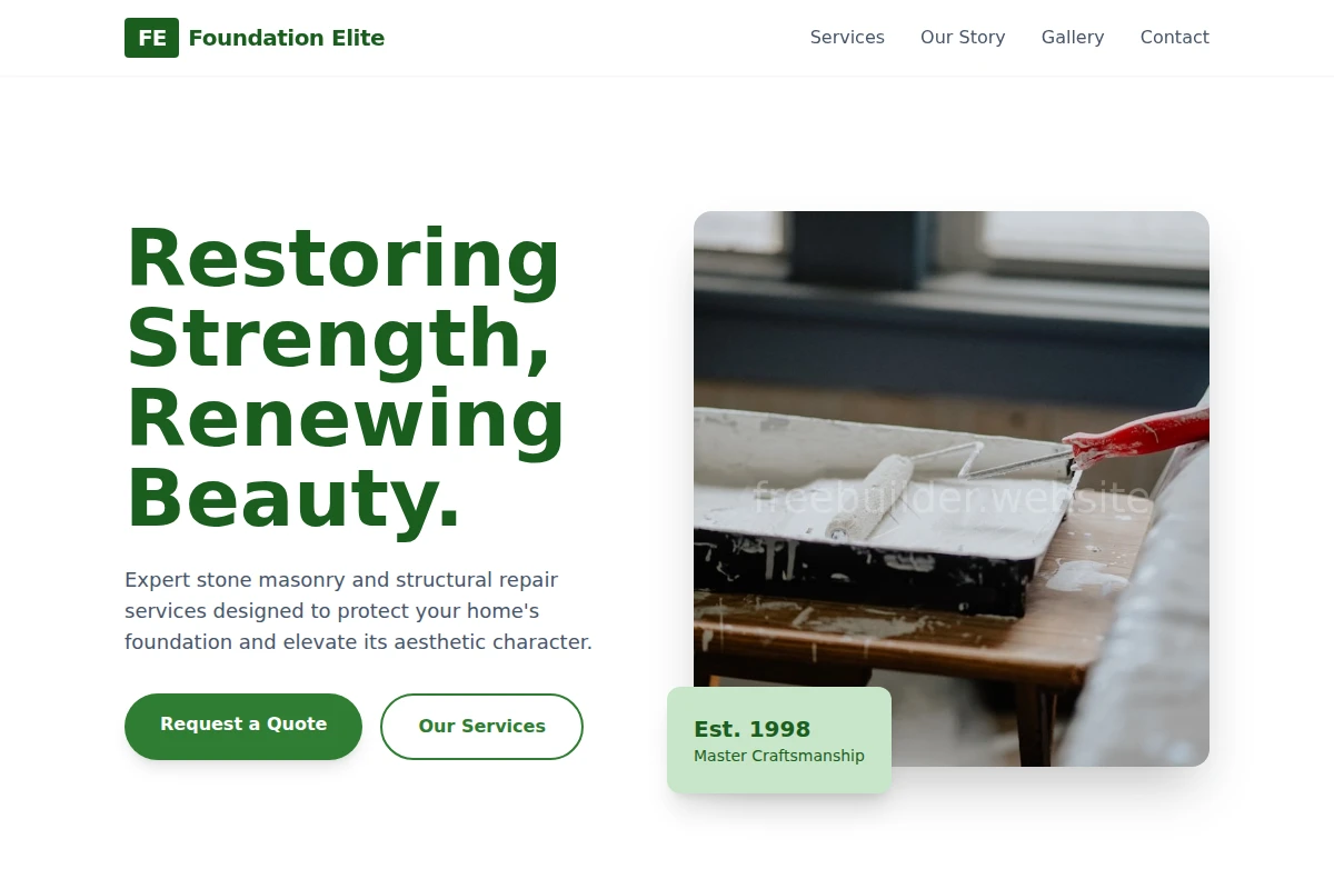 Stone Home Repair