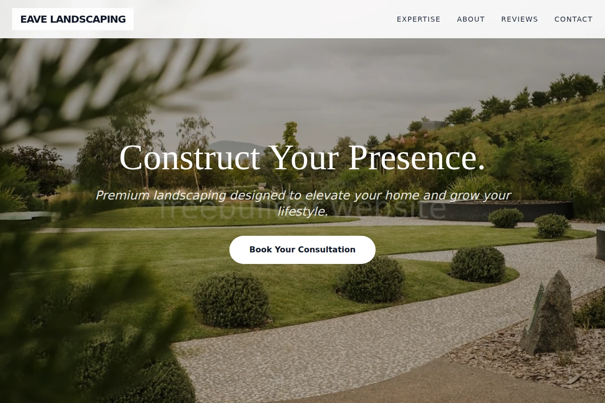 Premium Construction Website Design