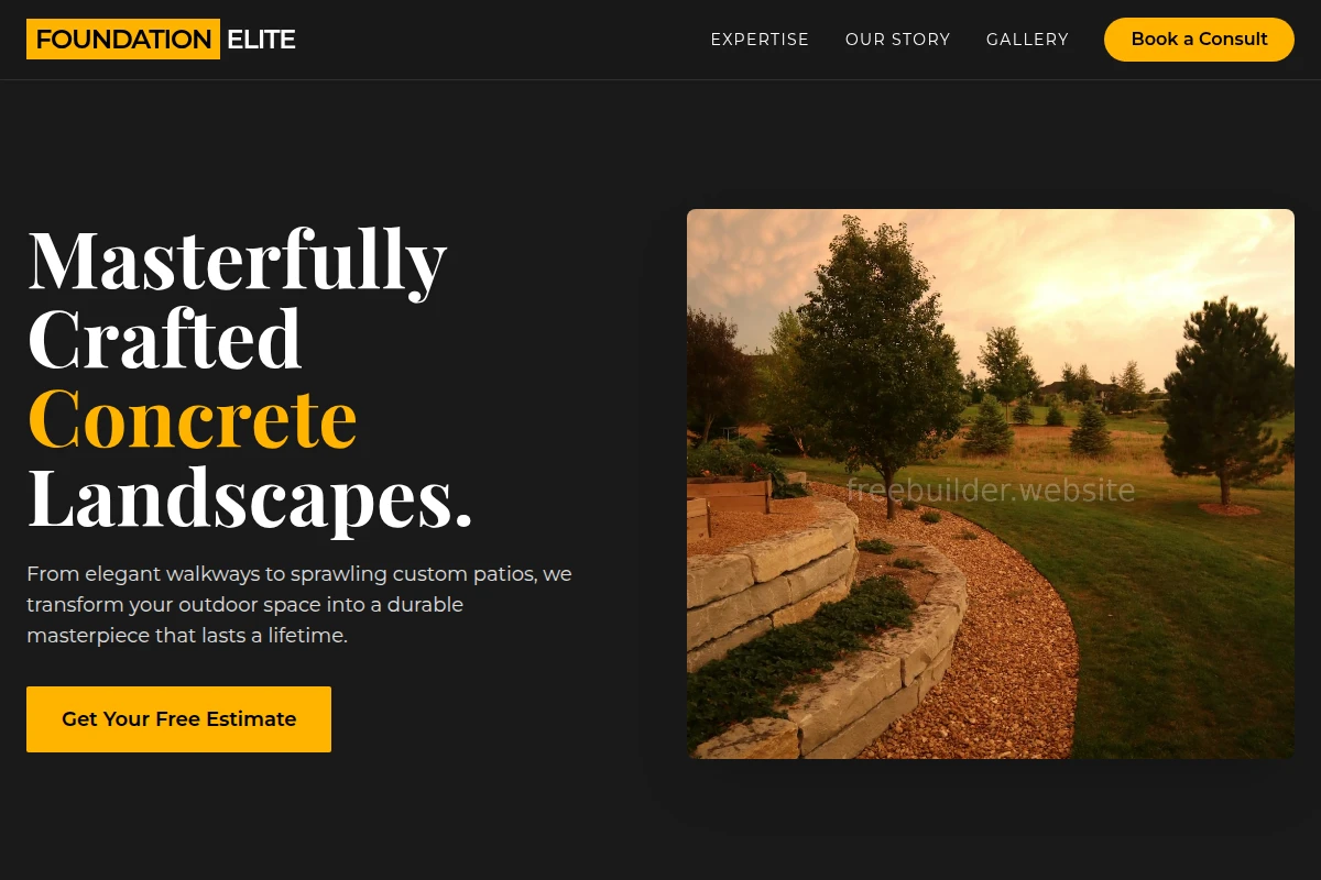 Concrete Landscaping