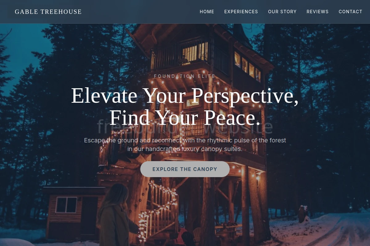 Gable Treehouse